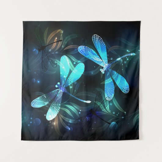 Tenture Les libellules du lac (Devant)