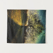 Tenture Les lucioles magiques paysage onirique (Devant (Horizontal))