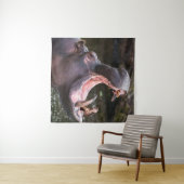 Tenture Les mâchoires massives de Hippo (En situation (horizontale))