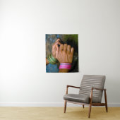 Tenture Les mains d'une femme au travail (En situation)