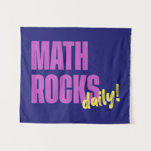 Tenture Les maths déchirent au quotidien