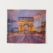 Tenture Les monuments | Arc de Triomphe, Paris France (Devant (Horizontal))