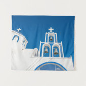 Tenture Les monuments | Église grecque du dôme bleu (Devant (Horizontal))