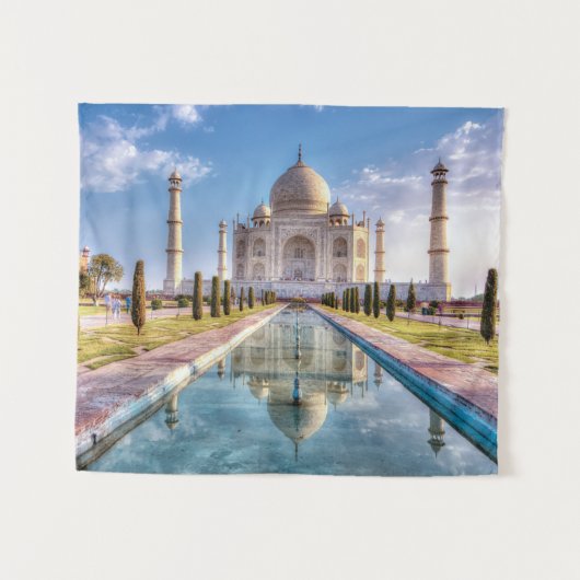 Tenture Les monuments | Taj Mahal Sunrise (Devant (Horizontal))