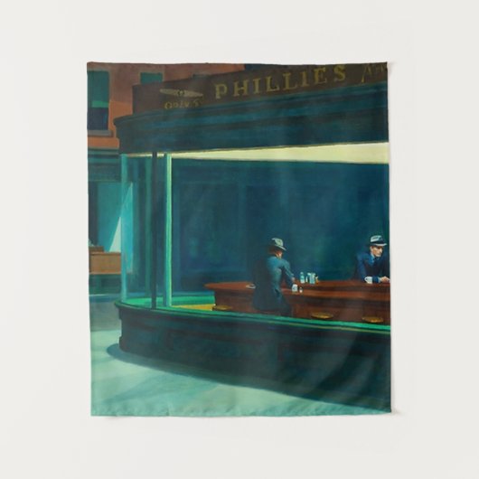 Tenture Les nuits Edward Hopper (Devant)