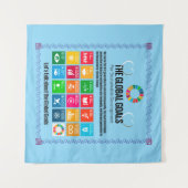 Tenture Les Objectifs Globaux Méga Motivationnistes Dons I (Devant (Horizontal))