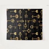 Tenture Les Patters de Seamless avec Golden Keys (Devant (Horizontal))