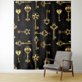 Tenture Les Patters de Seamless avec Golden Keys (En situation)