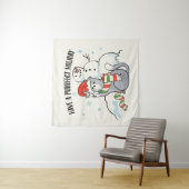 Tenture Les pattes de Père Noël | ont des vacances de (En situation)