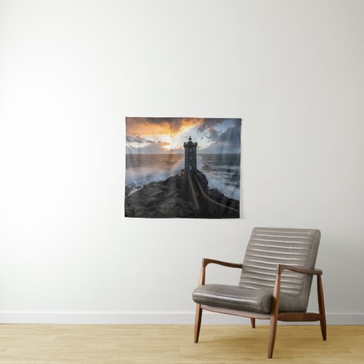 Tenture Les phares | Le Conquet Le Phare Kermorvan (En situation (horizontale))