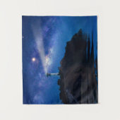 Tenture Les phares | Phare de nuit étoilé (Devant)