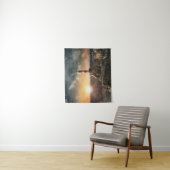 Tenture Les phares | Phare rouge et blanc (En situation)