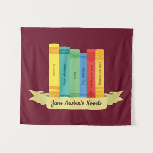 Tenture Les romans de Jane Austen III (Devant (Horizontal))