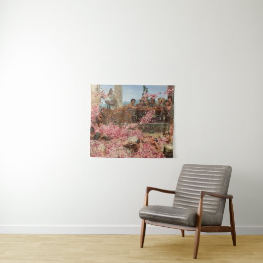 Tenture Les Roses d'Heliogabalus (En situation (horizontale))