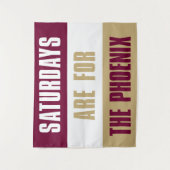 Tenture Les samedis sont pour le Phoenix, l'Université Elo (Devant)