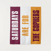 Tenture Les samedis sont pour les Gophers, Minnessota (Devant)