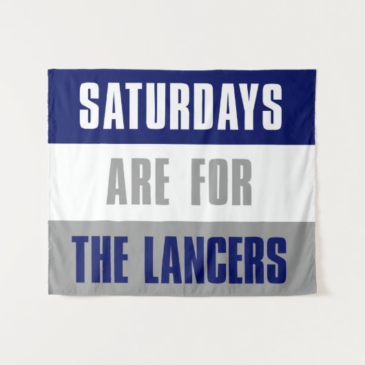 Tenture Les samedis sont pour The Lancers, Longwood Univer (Devant (Horizontal))
