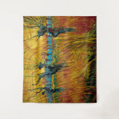 Tenture Les saules au coucher du soleil | Van Gogh | (Devant)