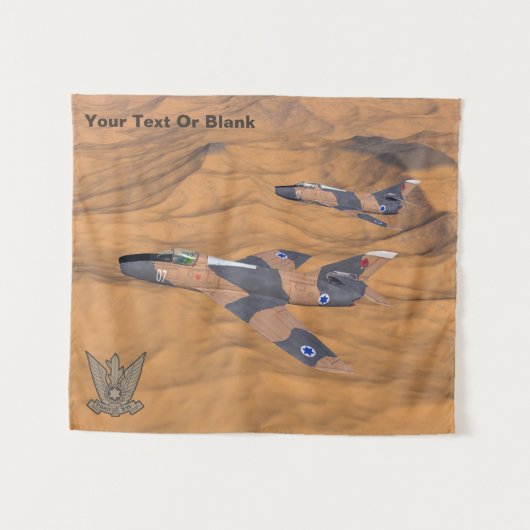 Tenture Les Super Mystères Israéliens Sur Le Désert (Devant (Horizontal))