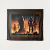 Tenture Les Titans d'Arkeros AI Concept Art par Xzendor7 (Devant (Horizontal))