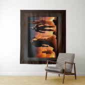 Tenture Les Titans d'Arkeros AI Concept Art par Xzendor7 (En situation)