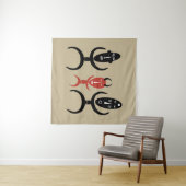 Tenture Les tribus africaines Abstraites (En situation (horizontale))