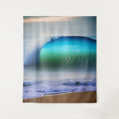 Tenture Les vagues de la mer dans l'océan (Devant)