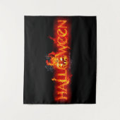 Tenture Les yeux brillants du citrouille Halloween de Slip (Devant)