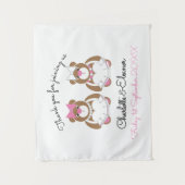 Tenture Lesbienne Mariage Teddy Bear Brides (Devant)