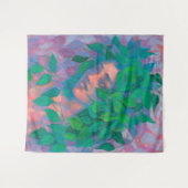 Tenture L'esprit des arbres Dryad Green Feuilles L'art du  (Devant (Horizontal))