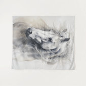 Tenture L'esprit d'un cheval blanc (Devant (Horizontal))