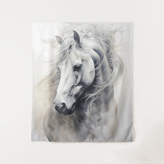 Tenture L'esprit d'un cheval blanc (Devant)