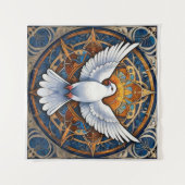 Tenture L'Esprit Saint (colombe) 1 (Devant (Horizontal))