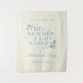 Tenture L'été où je me suis marié - Nuptiale côtière (Devant)