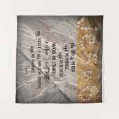 Tenture L'Éternel est mon Écriture des Psaumes Rocheuses (Devant (Horizontal))