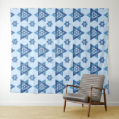 Tenture L'Étoile de David, Juif, Israël, David magen,   (En situation (horizontale))