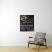 Tenture Lettre à mon mari | Meilleure Fête des pères prése (En situation)