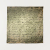 Tenture Lettre d'écriture papier papier (Devant)