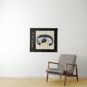 Tenture LETTRE TAPIS BLANC WONderland C (En situation (horizontale))