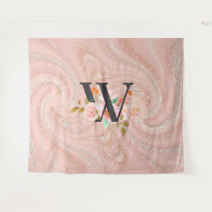 Tenture Lettre W