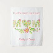 Tenture Lettres florales (Devant)