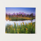 Tenture Lever de soleil de Teton (Devant (Horizontal))