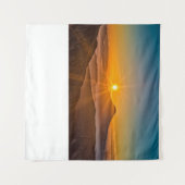 Tenture Lever de soleil entre les collines (Devant (Horizontal))