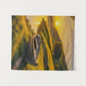 Tenture Lever du matin calme (Devant (Horizontal))