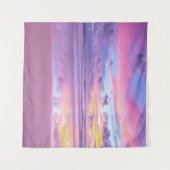 Tenture Lever du soleil de bonbon de coton : vue sur la pl (Devant (Horizontal))