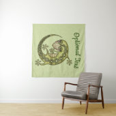 Tenture Lézard vert (En situation (horizontale))