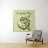 Tenture Lézard vert (En situation)