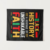 Tenture L'Histoire Noire Un Héritage De Foi Inébranlable (Devant (Horizontal))