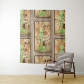 Tenture L'hiver dans un cap vert par Alphonse Mucha (En situation)