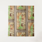 Tenture L'hiver dans un cap vert par Alphonse Mucha (Devant)